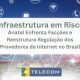 infraestrutura em risco